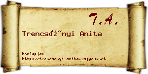 Trencsényi Anita névjegykártya